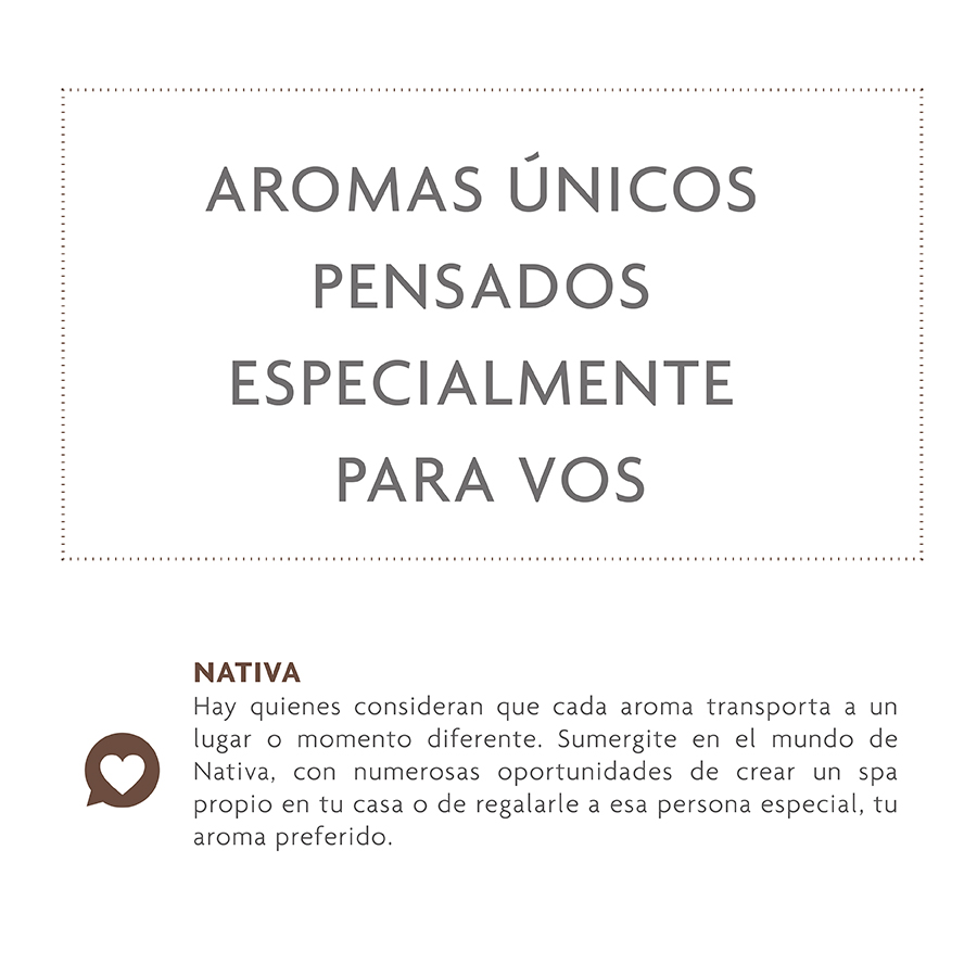 Un Mundo de Aromas Pensados Especialmente Para Vos