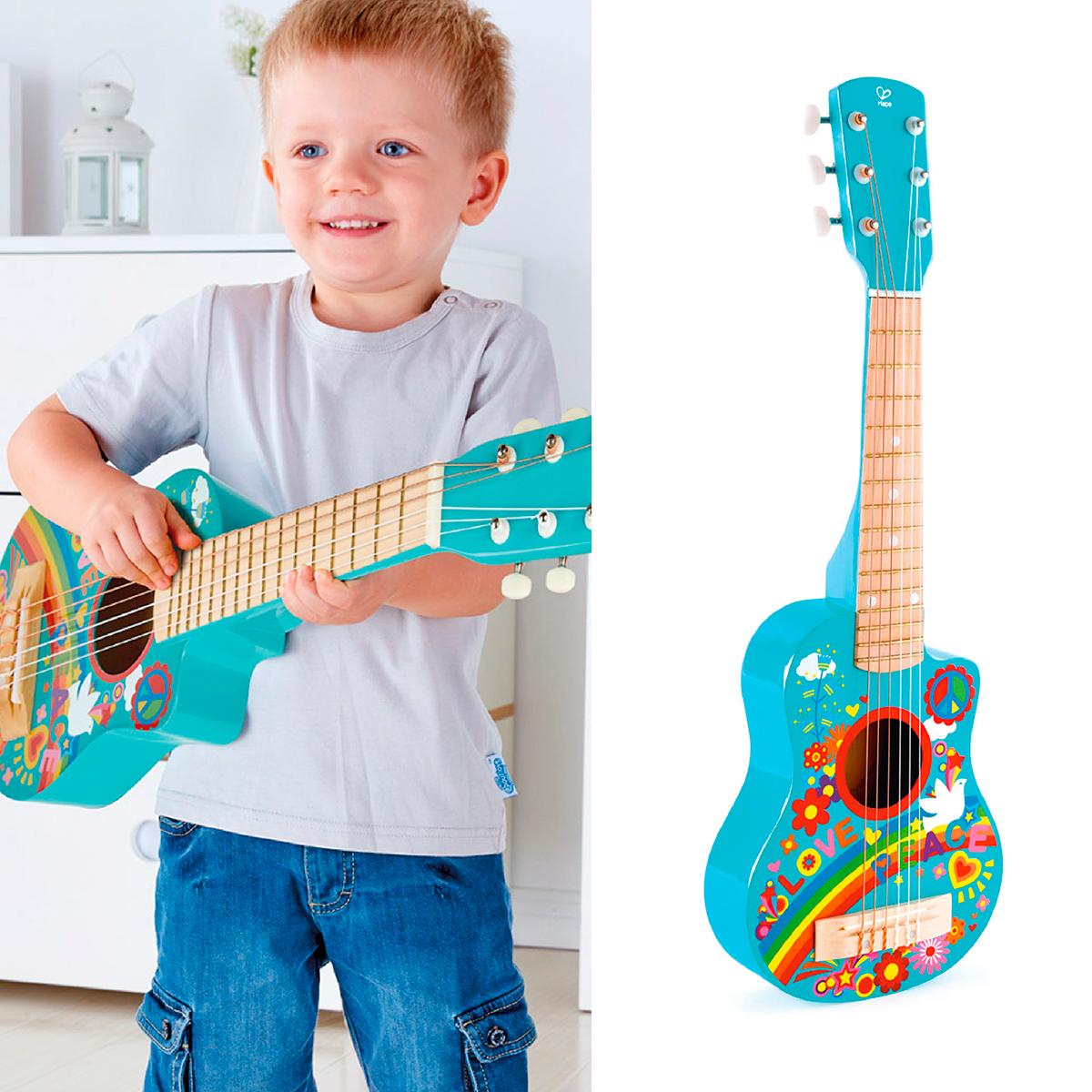 Guitarra Flower Power